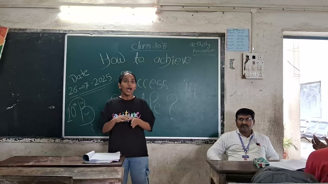 Speech presentation on how to achive success in life 