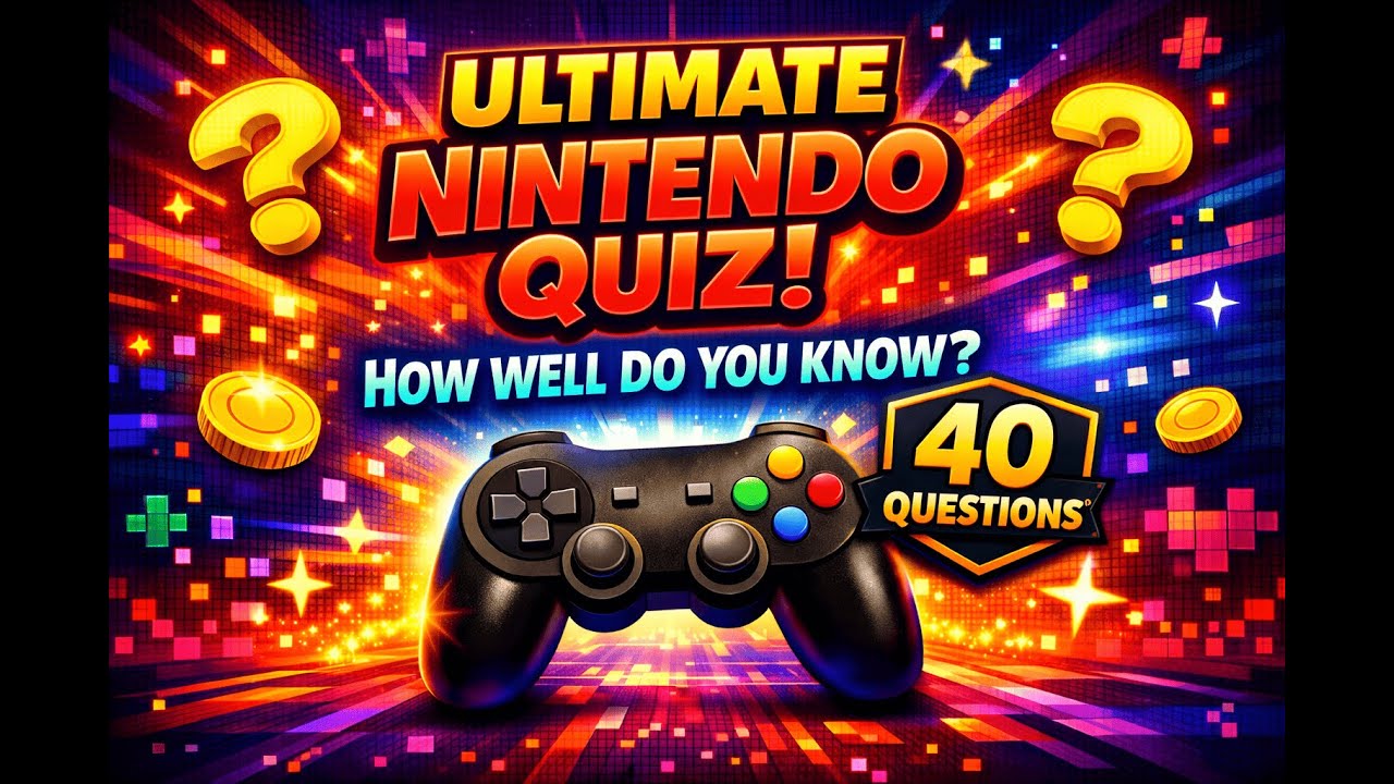 ULTIMATE Nintendo Quiz! 🎮 40 Mario, Zelda & Pokémon Questions (Can You Get a Perfect Score?)