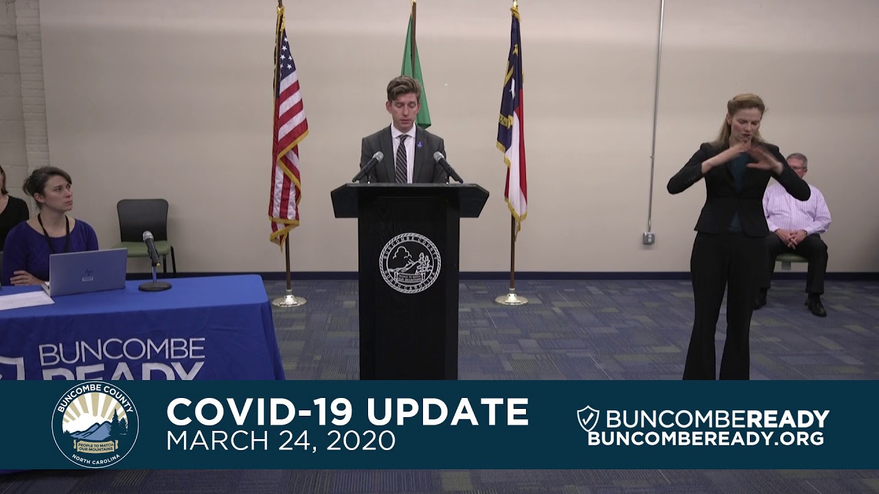 Buncombe County COVID-19 Community Update (March 24, 2020)