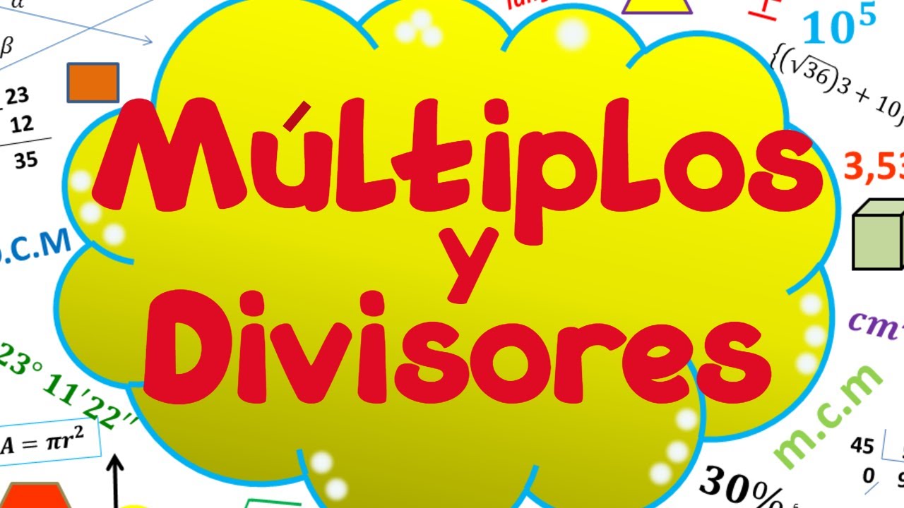 Múltiplos y divisores. Desde el principio, para alumnos de primaria.