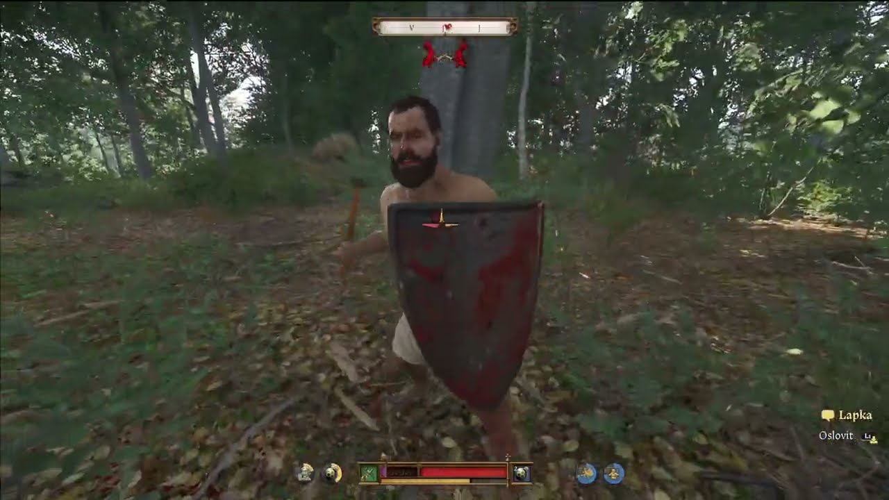 Kingdom Come: Deliverance II Without Protection Trophy one-hit Shield Guide.