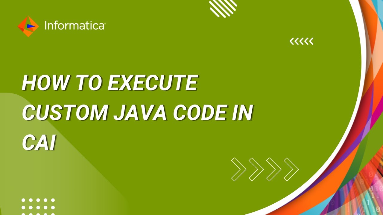 How to Execute Custom Java Code in CAI