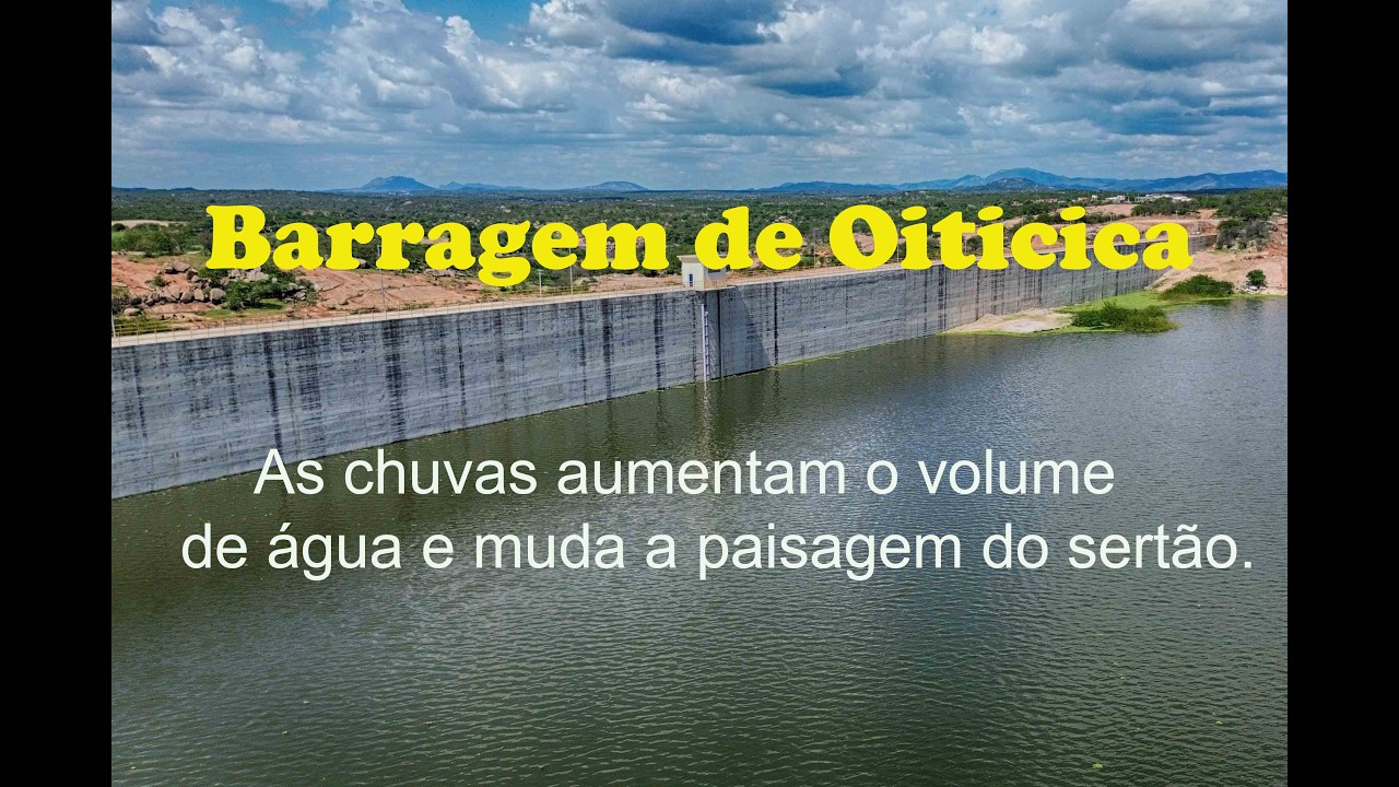Barragem de Oiticica enchendo rápido.