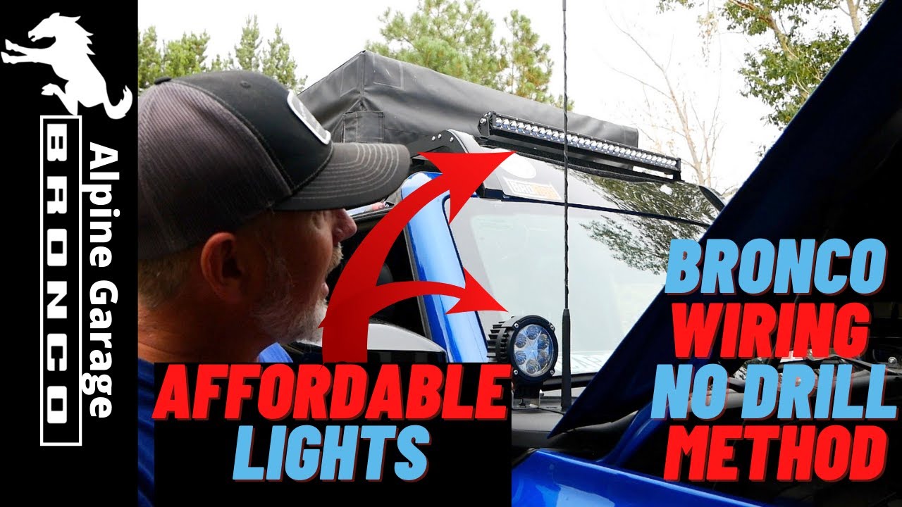 Wiring Bronco Accessory Lights *No Drill Method*