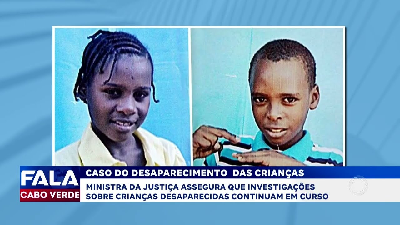 Caso do desaparecimento das crianças: investigação contínua em curso