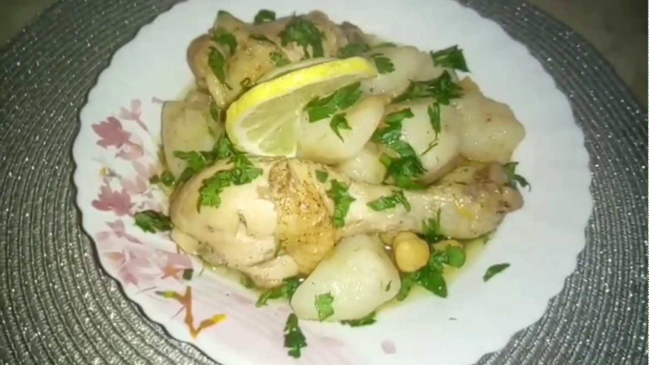 بطاطا ترفاس بيطة بالجاج 🍗 مجمرة و بنيييينة👌