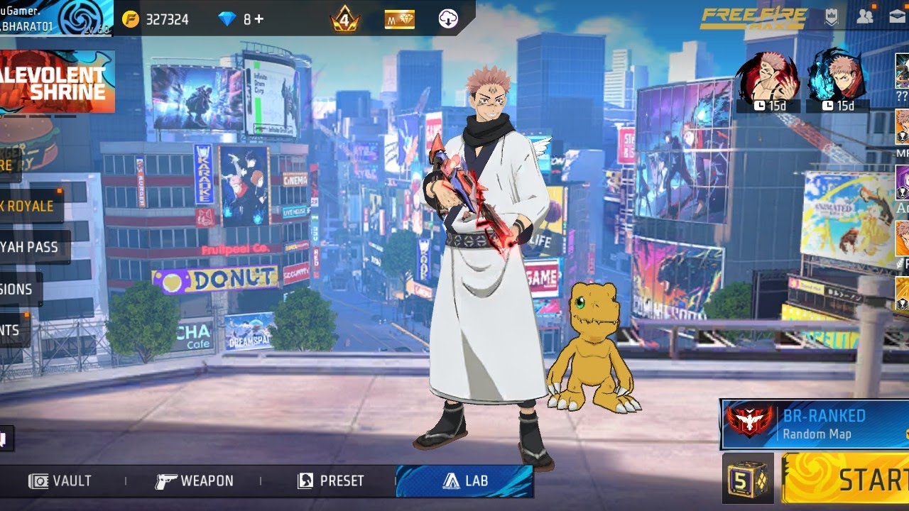 Garena ne mujhe lut liya//sukuna ka bandal me  6000+ daimand kharch ho gaya.//in freefire max.