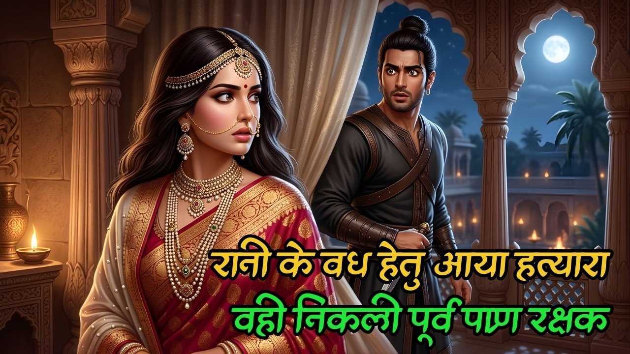 सुंदर दिव्य रानी का वध करने गए हत्यारे ने जाना कि विगत युद्ध में उसी ने उसके प्राण बचाए थे