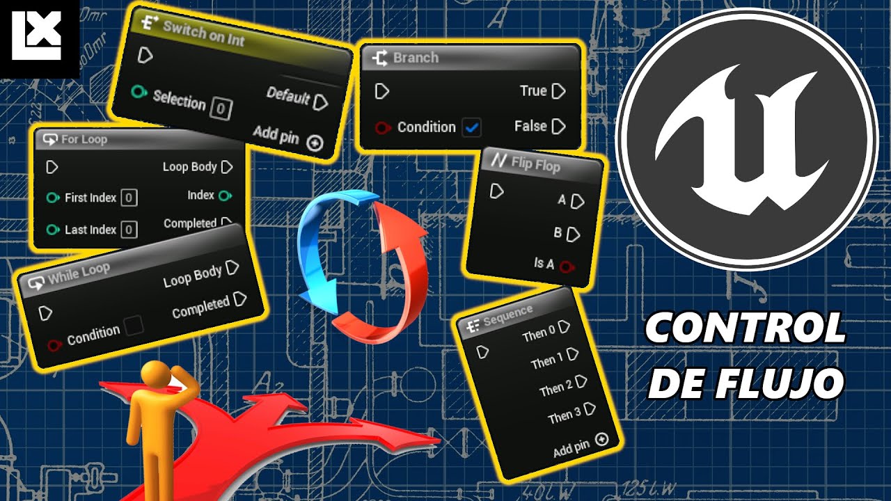 Cómo crear CONDICIONES, BUCLES y Events en Unreal Engine - APRENDE BIEN