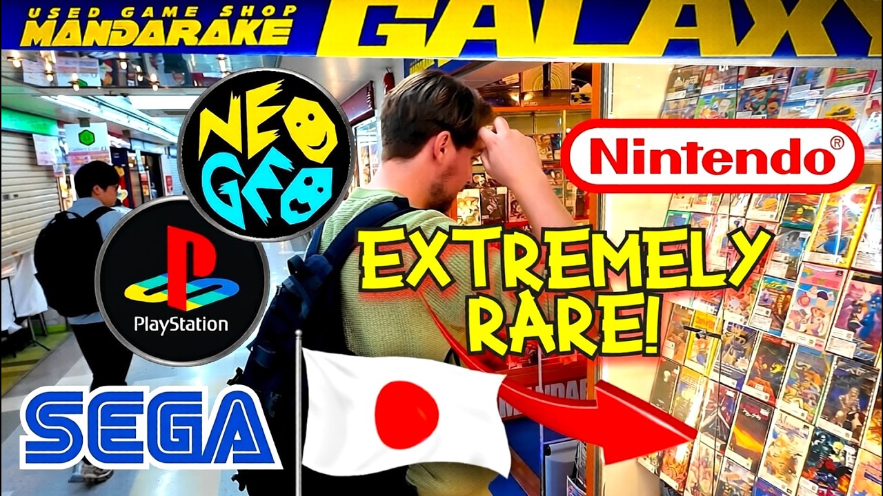 Exclusive JAPAN Retro Game Store SHOCKED ME! │ RETRO GAME HUNTING in MANDARAKE GALAXY