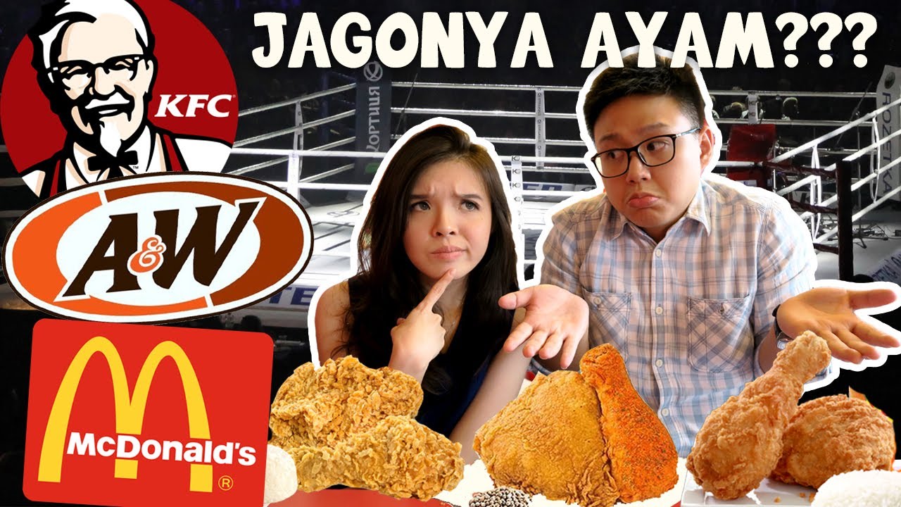 KFC vs A&W vs Mcdonald's FRIED CHICKEN TEST !!!