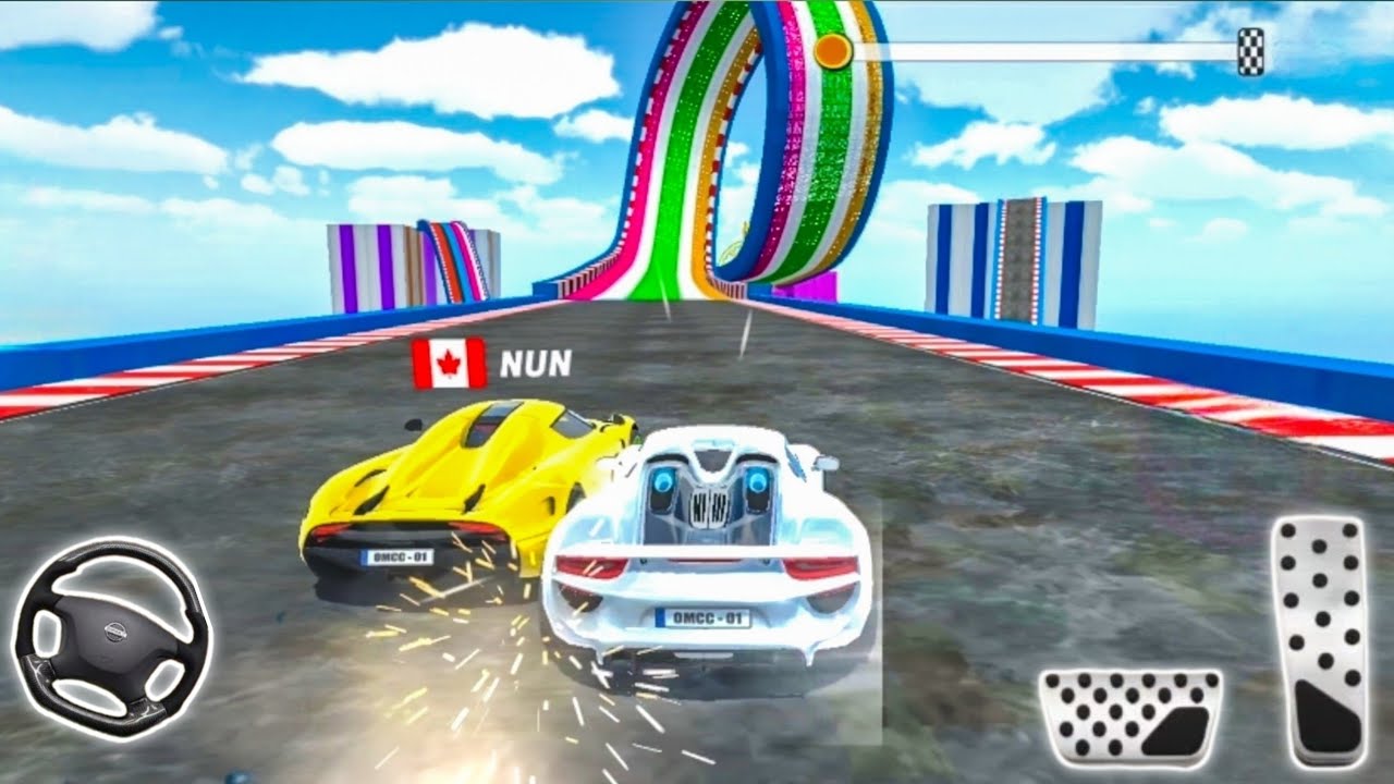 “Ultimate Car Ramp Stunts – Fast Loop Racing & Insane Crash Gameplay”