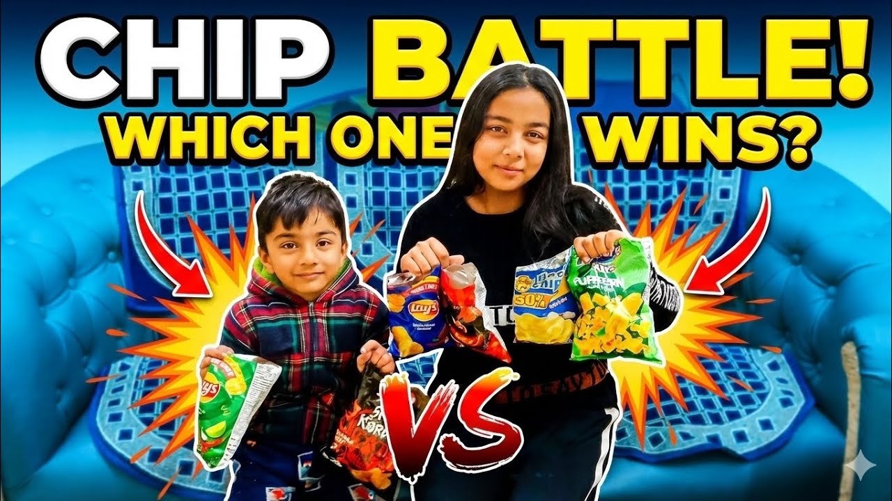 Brother vs. Sister Chip Tasting Challenge! (SO MUCH SPICE!) @chaudharysiblings-b6m #chipchallenge 