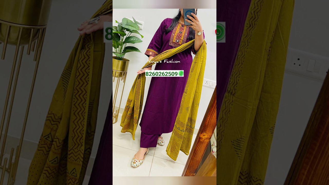 🌟ഫ്രീ ഷിപ്പിംഗിൽ അടിപൊളി പ്രീമിയം ക്വാളിറ്റി ചുരിദാർ 3 piece and 2 piece സെറ്റ് 🌟