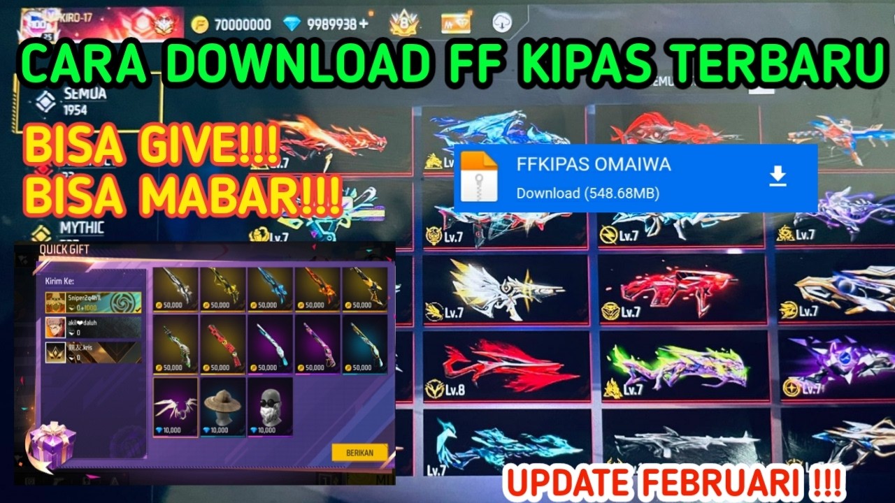 CARA DOWNLOAD FF KIPAS TERBARU ❗️❗️❗️100%BERHASIL