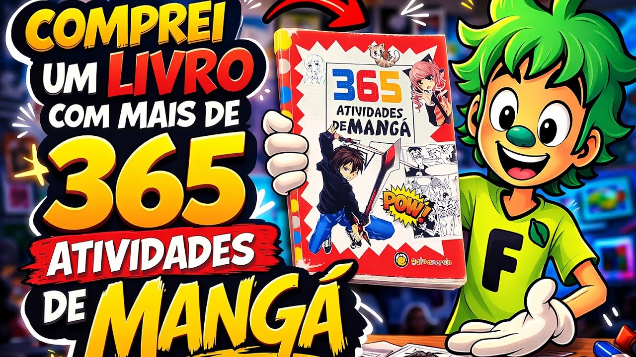 O LIVRO 365 ATIVIDADES DE MANGÁ VALE A PENA ? 🤯🤔