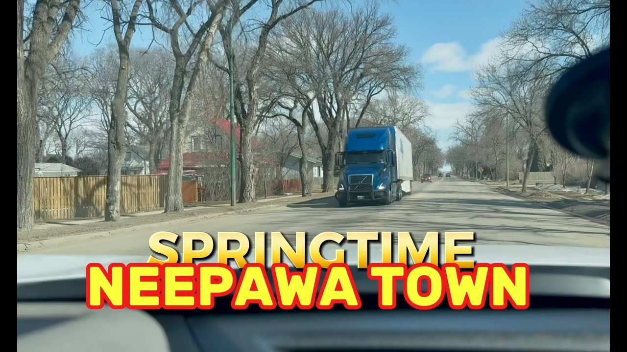 SPRINGTIME IN NEEPAWA MANITOBA CANADA