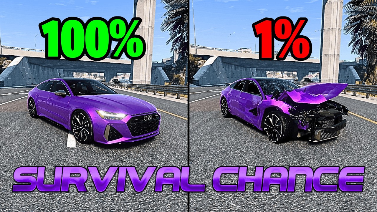 Realistic Survival Chance Crashes #254 | BeamNG.drive