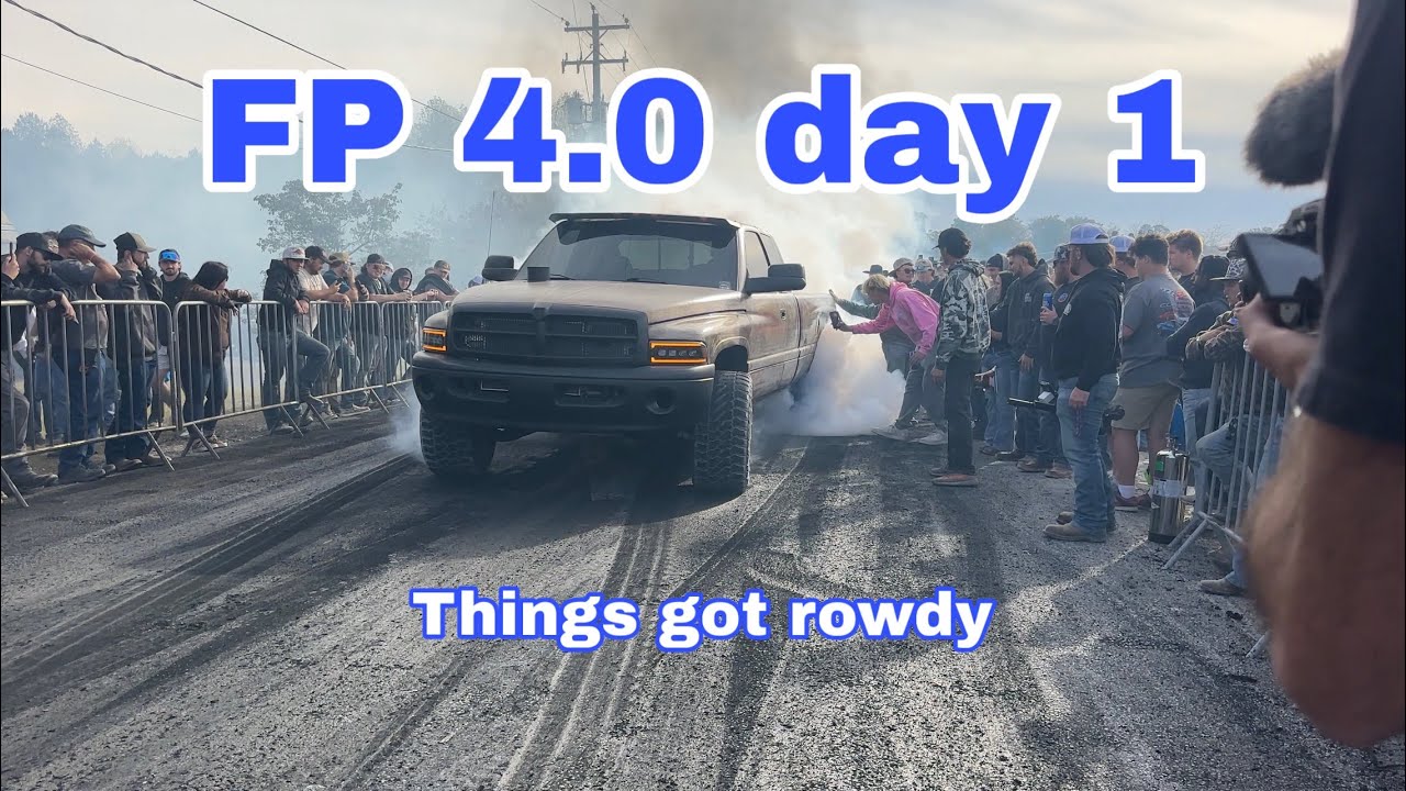FITZGERALD PERFORMANCE 4.0 FP truck fest burnout alley and pit part 1 crazy show 
