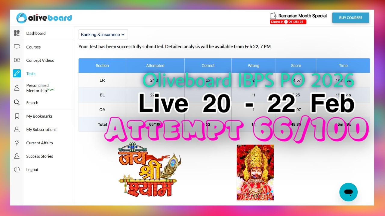 Oliveboard IBPS PO Live Mock Test | 20 - 22 Feb | IBPS PO Live Mock Test Oliveboard