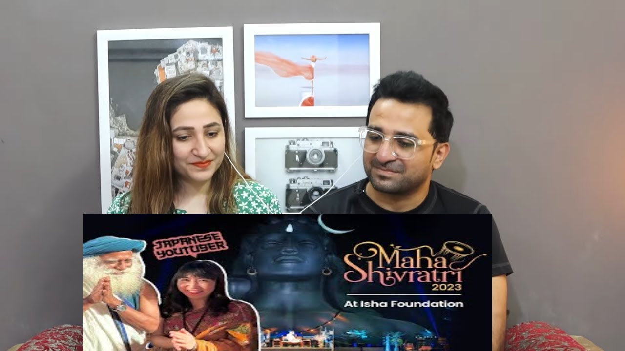 Pak Reacts to Mahashivratri 2023: Japanese YouTuber meets Sadhguru at Isha Foundation😲