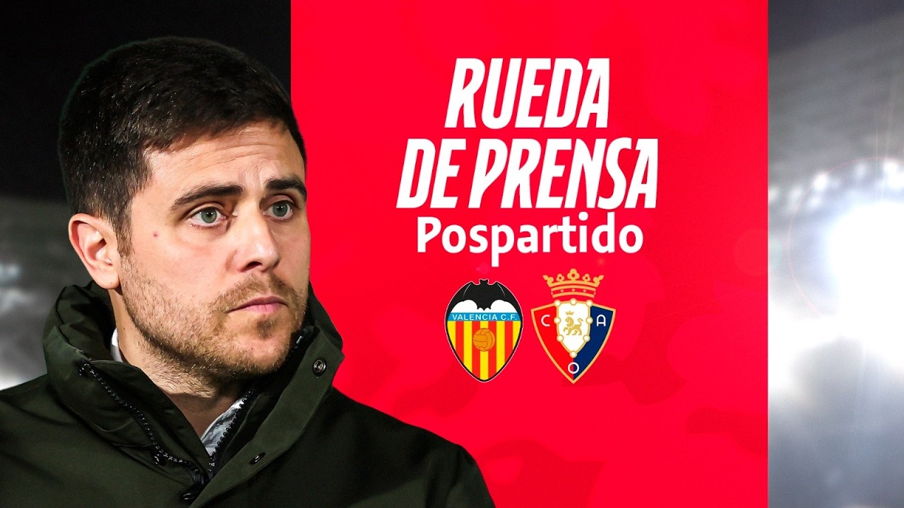 Rueda de prensa de Alessio Lisci pospartido Valencia-Osasuna