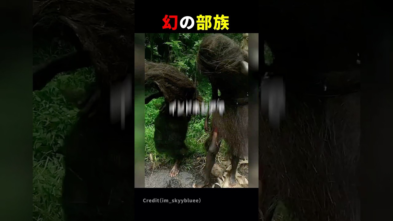 幻の部族との遭遇😨