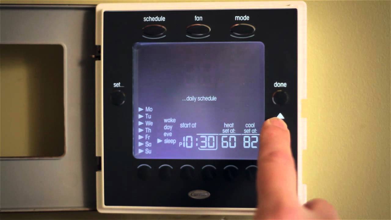 Programming the Edge Thermostat