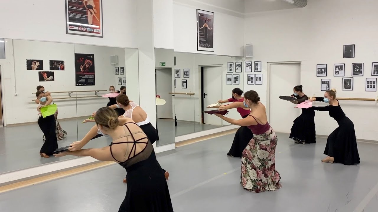 Training Ensayos Flamenco & danza estilizada con capa & abanico