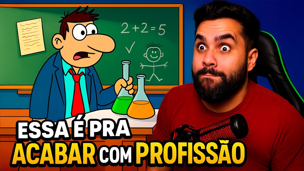 PIADAS ANIMADAS SOBRE PROFESSORES - HUMORISTA THIAGO DIAS