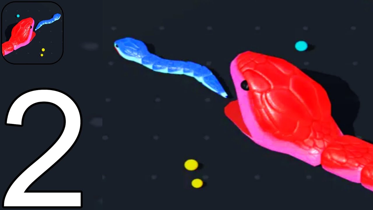 Snake Clash - Gameplay Walkthrough Part 2 Tutorial NEW Mobile Game (Android,ios)