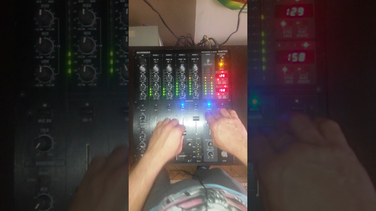 Behringer DJX 750 Pro Palcsi-Home mix20190303