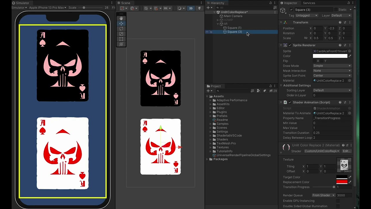 Senior Unity Technical Artist: Selective Color Replacement Cg Shader