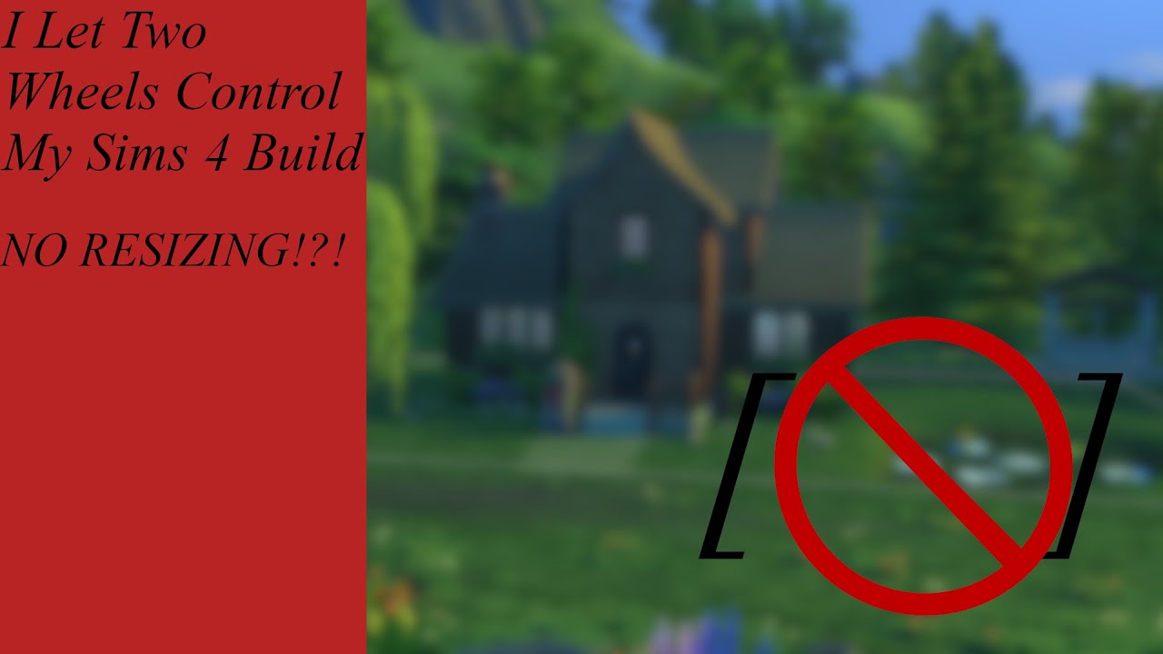 I Let Two Wheels Decide What I Build in the Sims 4