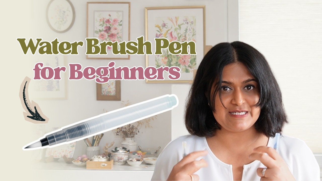 Water Brush Pen for Beginners | Tips, Tricks & Demo