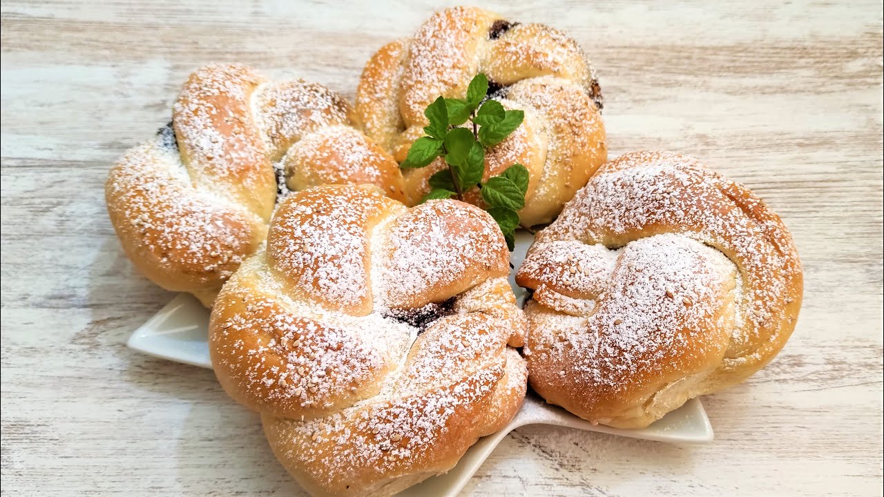 BOLLOS DE LECHE RELLENOS DE CHOCOLATE | INCREÍBLEMENTE DELICIOSOS | RECETA FÁCIL