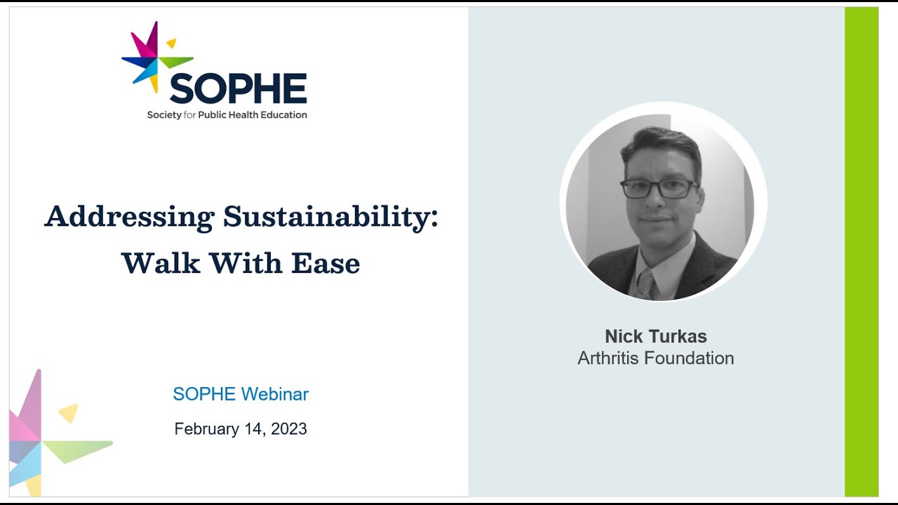 Addressing Sustainability: Walk With Ease