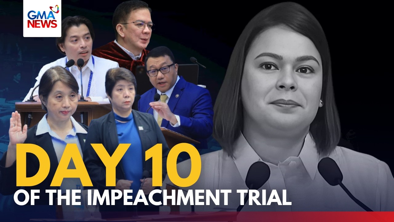 FULL - Day 10 of the VP Sara Duterte impeachment trial (July 29, 2026) | GMA News