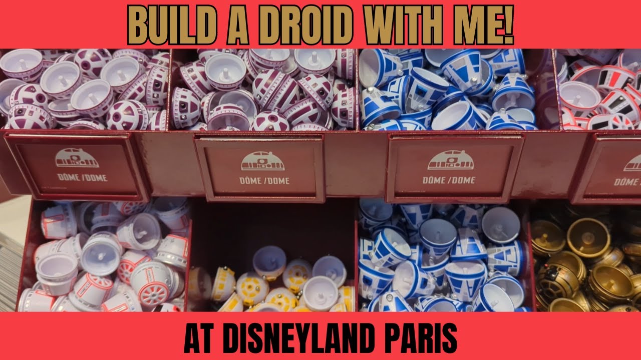 I built a droid at Star Traders in Disneyland Paris!