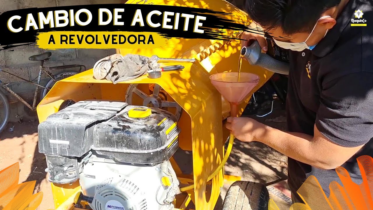 Primer CAMBIO DE ACEITE a revolvedora | Maquinco maquinaria