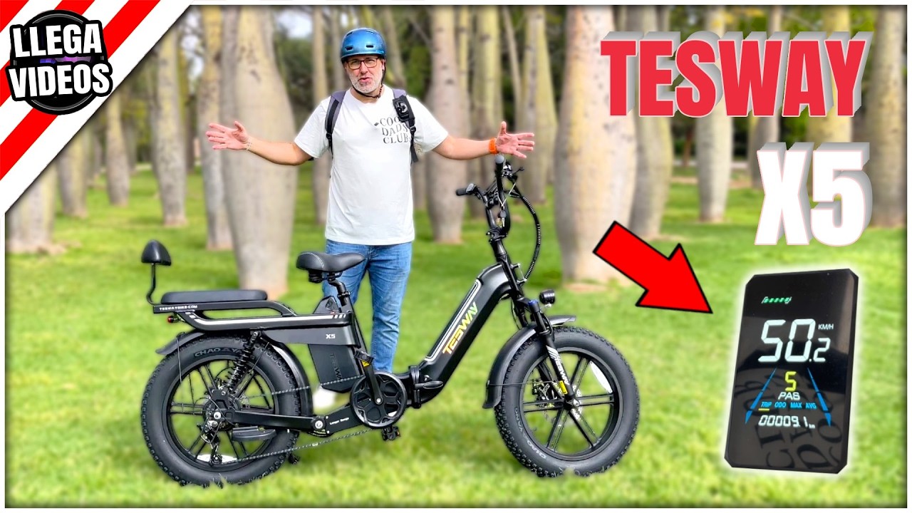 Tesway X5: La Bicicleta Eléctrica para 2 Personas (¡Con Cupón Descuento!)