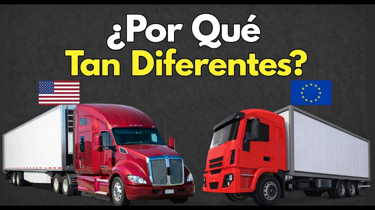 ¿Por qué los camiones estadounidenses y europeos son tan diferentes?