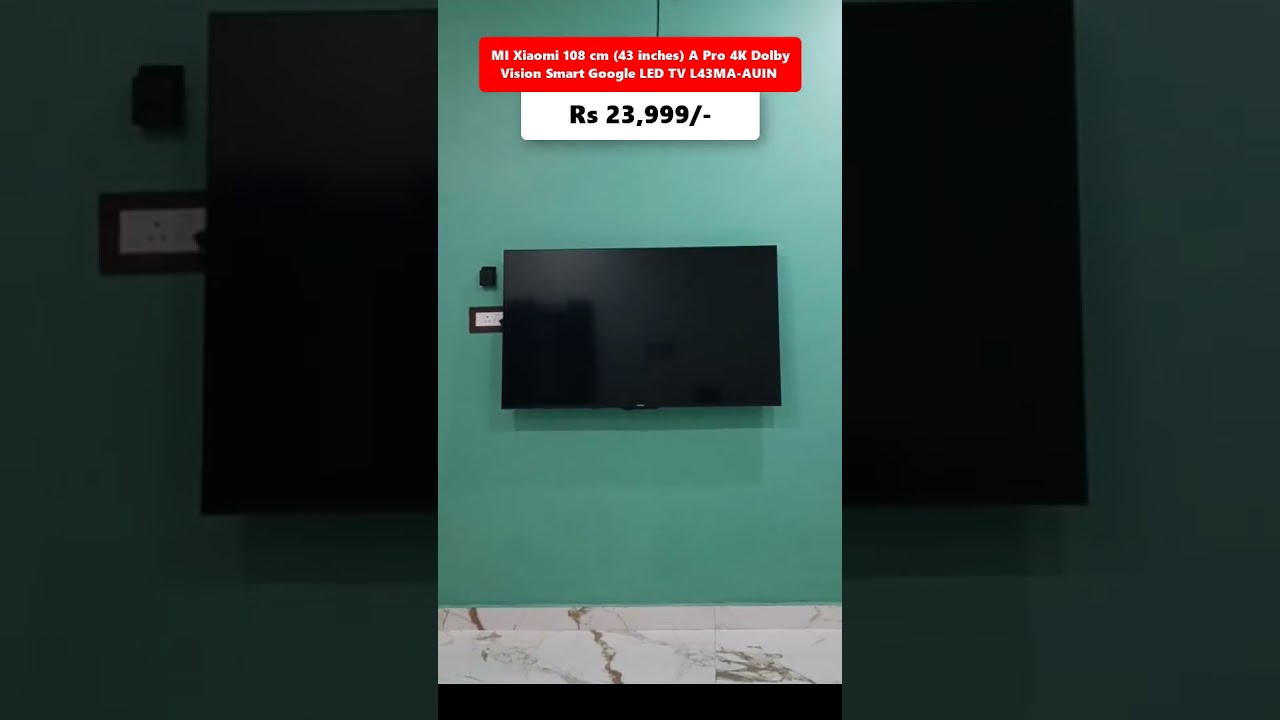 MI Xiaomi 108 cm (43 inches) A Pro 4K Dolby Vision Smart Google LED TV L43MA-AUIN