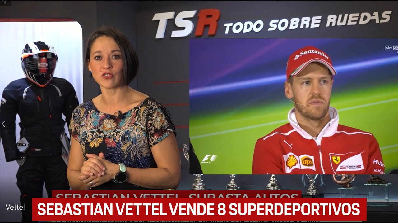 Sebastian Vettel vende ocho superdeportivos, ¡cinco de ellos, Ferrari!