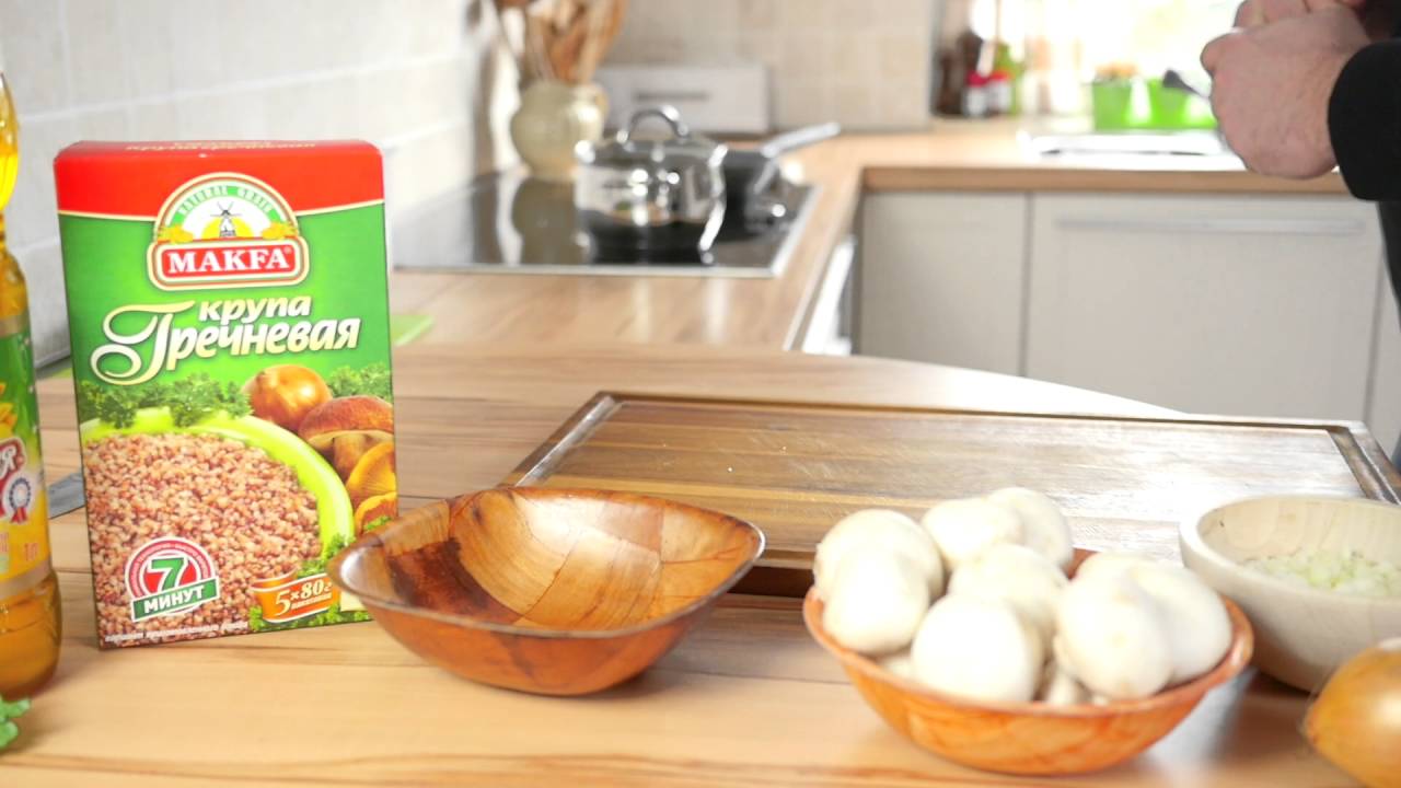 Buchweizen-Brei mit Pilzen // russische Küche //Osteuropäische Rezepte # kÖSTLICH