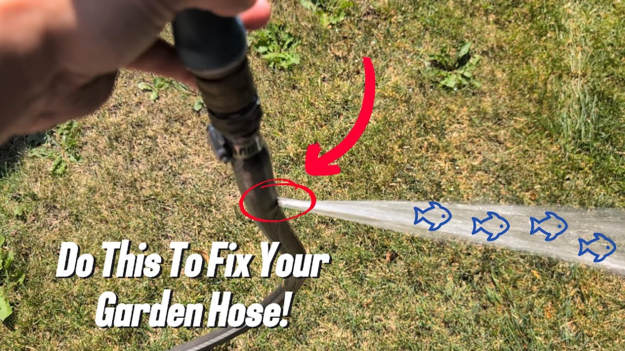 DO THIS TO FIX YOUR GARDEN HOSE!!! FAST WAY TO SAVE $$$ - 💧💯🔧
