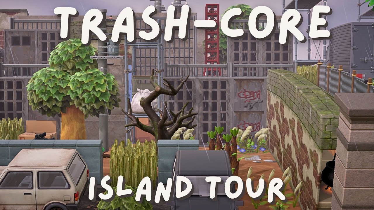 This Island is TRASH Themed | acnh island tour