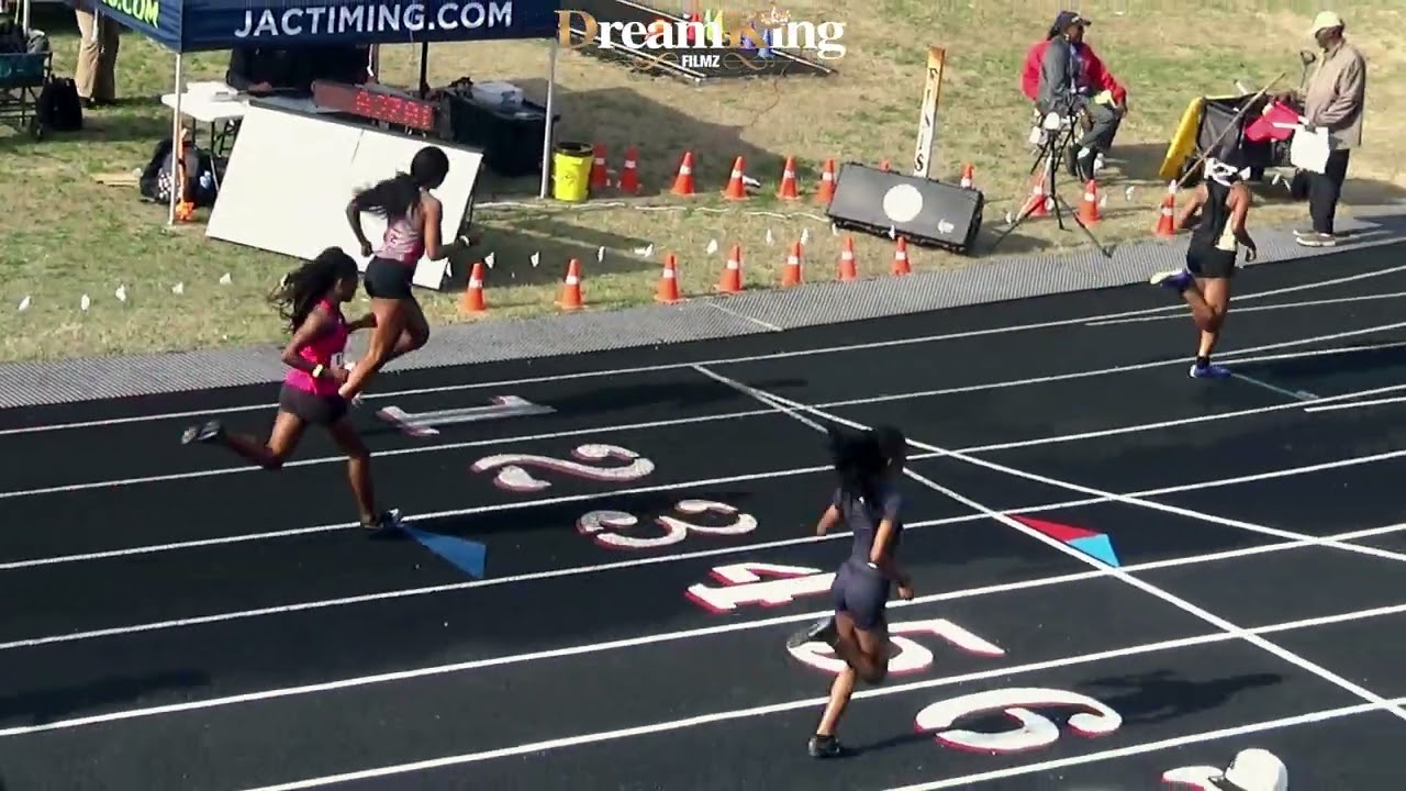 Girls 200M.Dash at Lewis James Invitational 