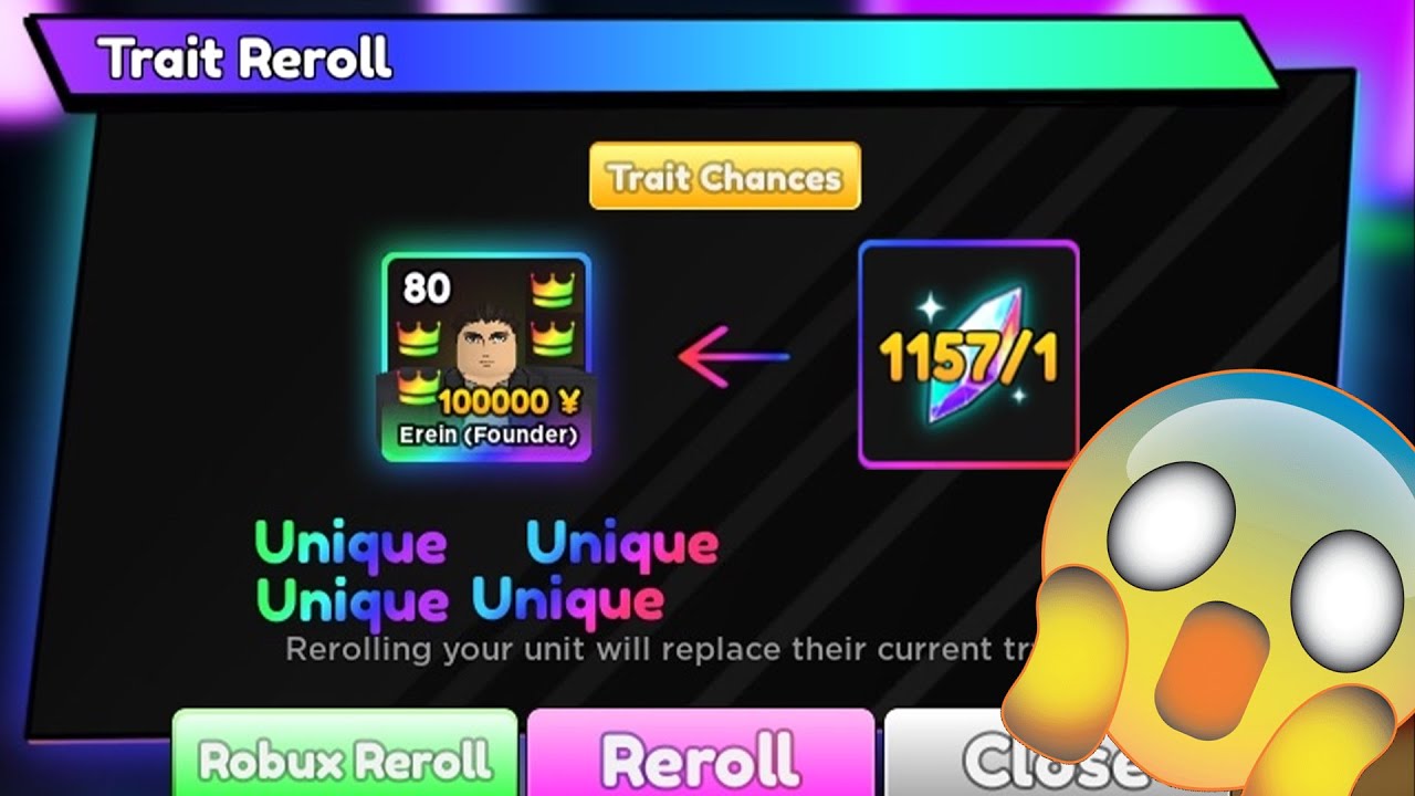 SPINNING 1000+ STAR REMNANTS FOR UNIQUE EREN in Anime Adventures