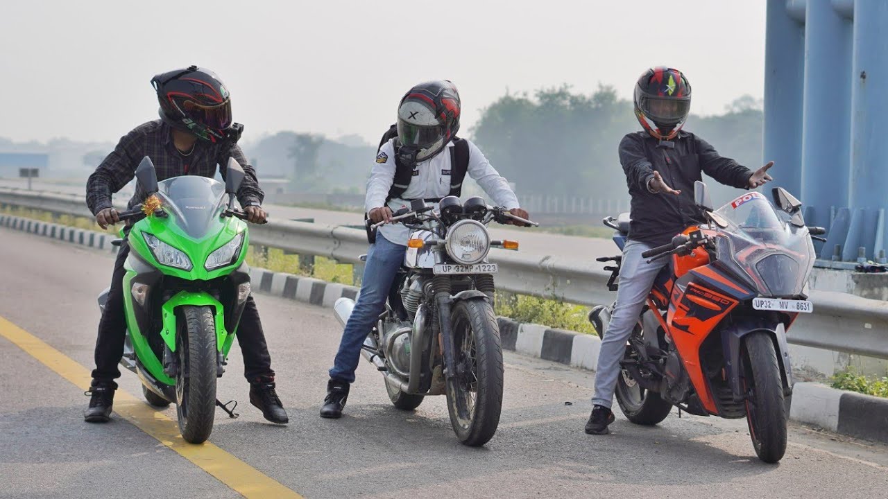 2022 KTM RC 390 Vs Continental GT 650 Vs Ninja 300 | Long Race